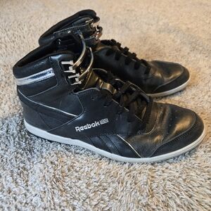 Reebok Classic Black High-Top Sneakers Size 9